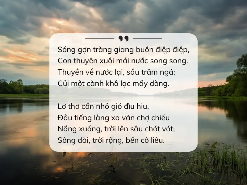 Top 40+ thơ Huy Cận hay, chùm thơ hay của Huy Cận