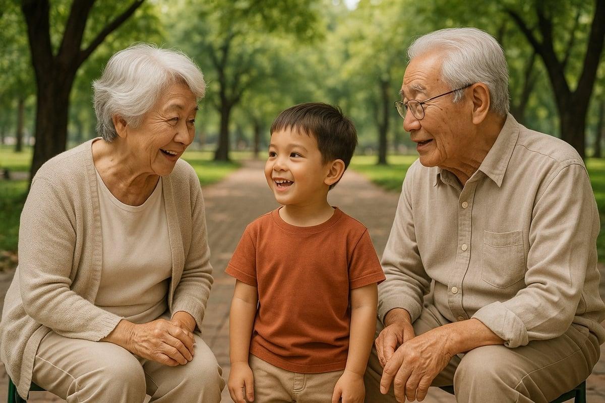 Tình thương ông bà nên dành cho các cháu như thế nào?