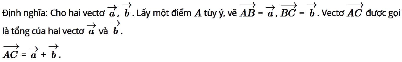 Tổng Hợp Các Công Thức Vectơ Lớp 10 Và Bài Tập Áp Dụng