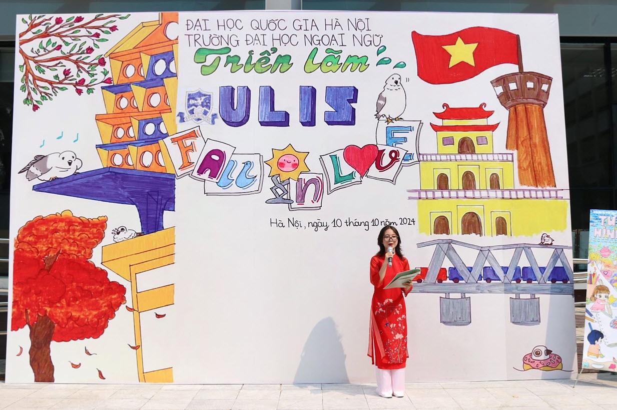 Các ULISer thể hiện tình yêu Hà Nội qua tranh vẽ – Trường Đại học Ngoại ngữ – Đại học Quốc gia Hà Nội
