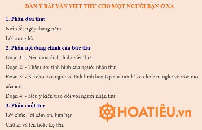 Viết một bức thư gửi bạn lớp 3