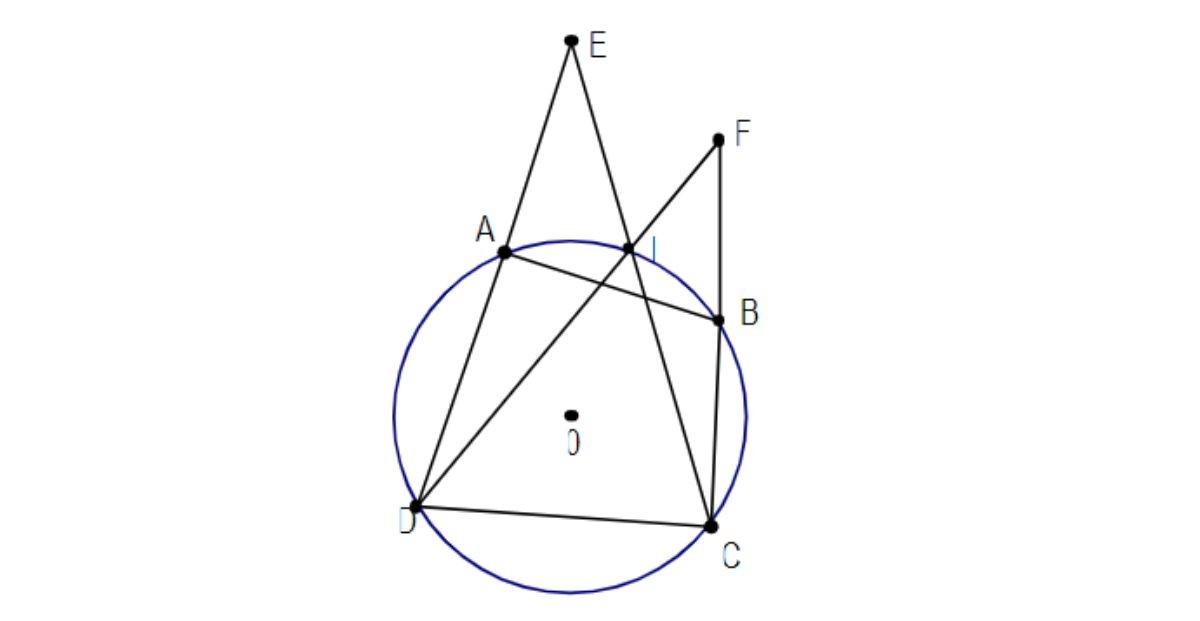 Bài tập chứng minh tứ giác nội tiếp đường tròn