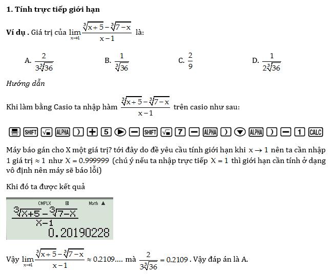 Teen 2k5 chú ý: Một số dạng Toán 11 sử dụng máy tính bỏ túi