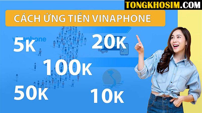 cách ứng tiền sim vinaphone