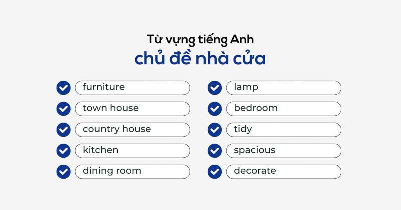 Viết đoạn văn miêu tả ngôi nhà bằng tiếng Anh - Bài mẫu tham khảo