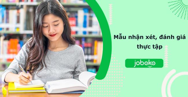 Mẫu nhận xét, đánh giá thực tập
