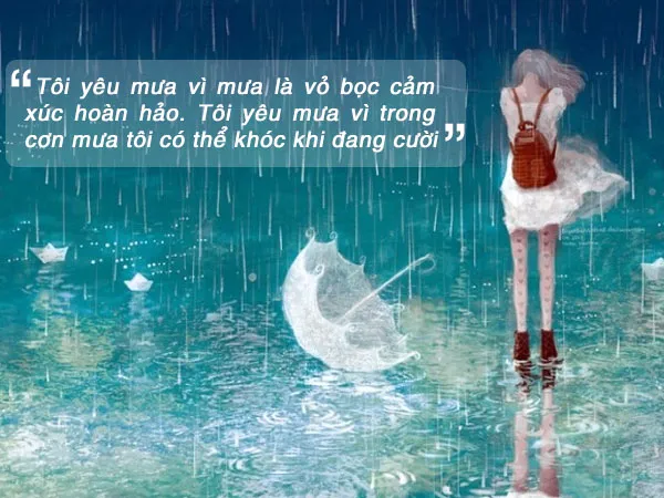 90 câu nói hay về mưa buồn, danh ngôn về trời mưa ý nghĩa nhất