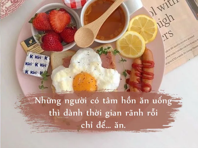 Những stt ăn uống hay, cap về ăn uống ngắn gọn hài hước