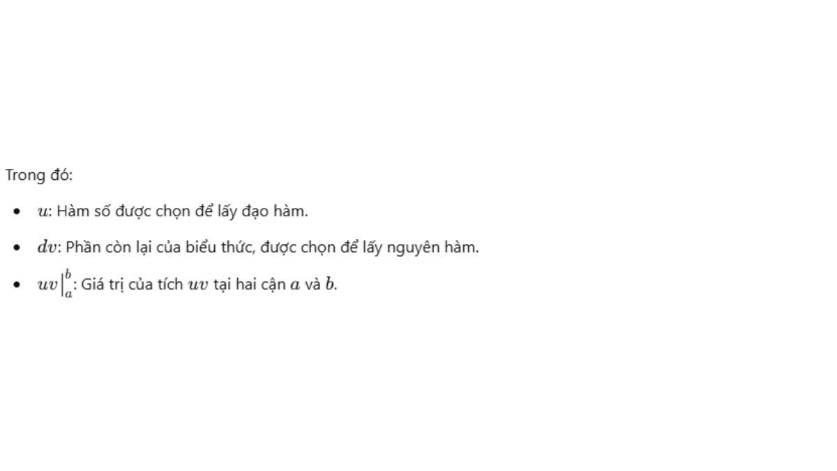 Cách tính tích phân từng phần chinh phục mọi bài toán khó