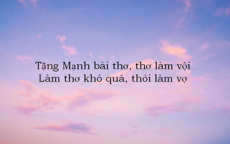 Thả thính tên Mạnh