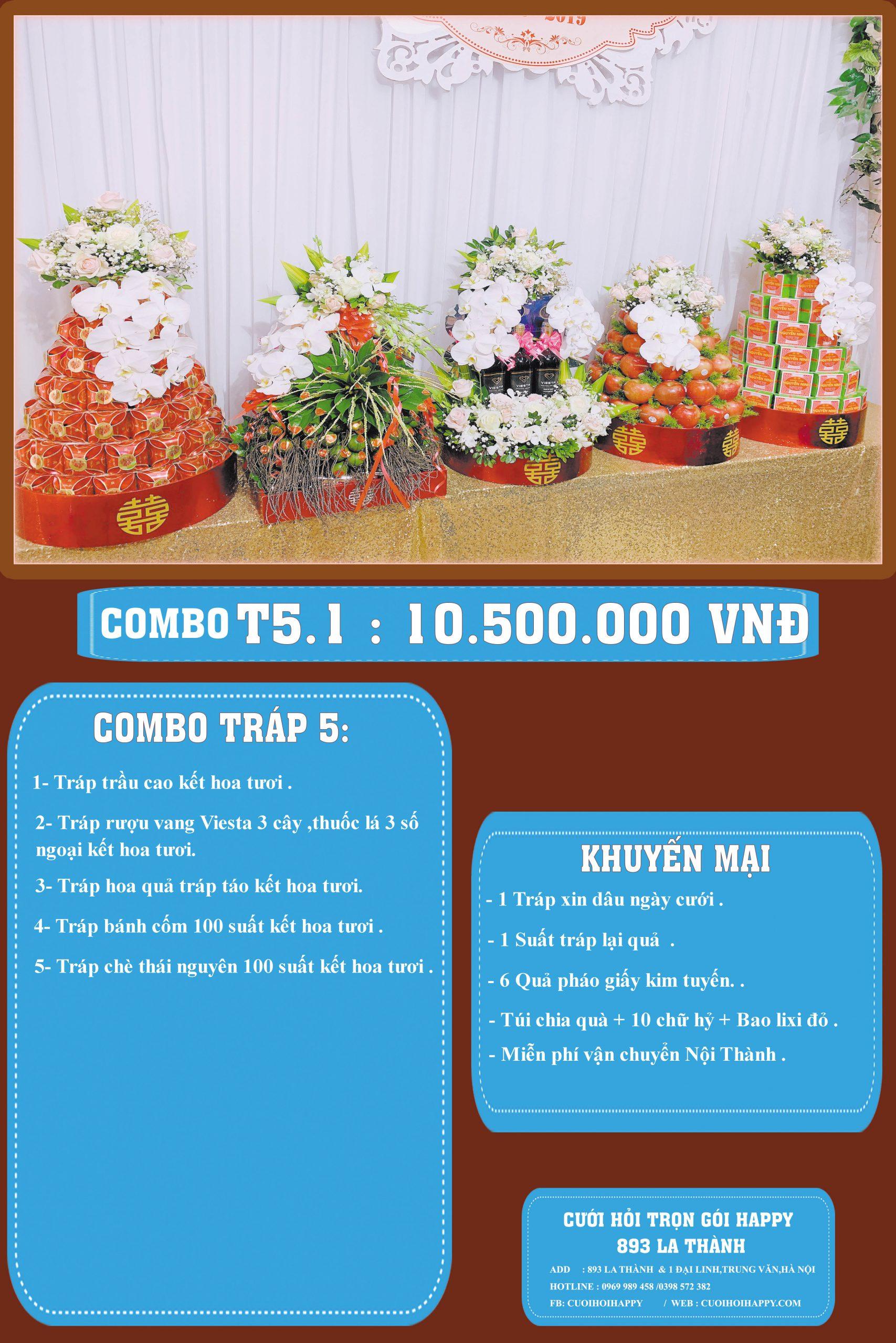 BÁO GIÁ TRÁP ĂN HỎI 5,7,9