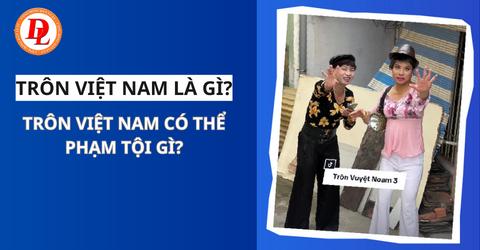 Trôn Việt Nam là gì? Trôn Việt Nam có thể phạm tội gì?