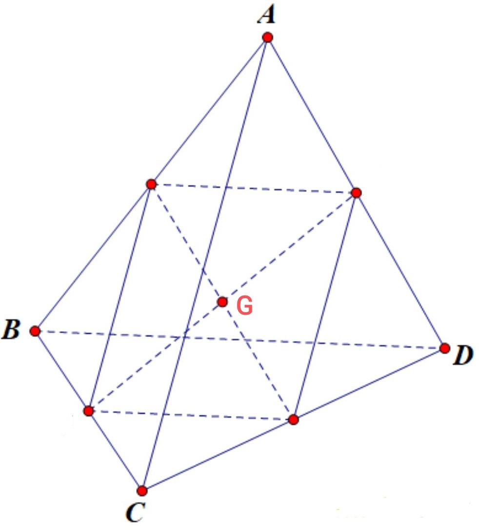 Trọng tâm của tứ diện là gì?