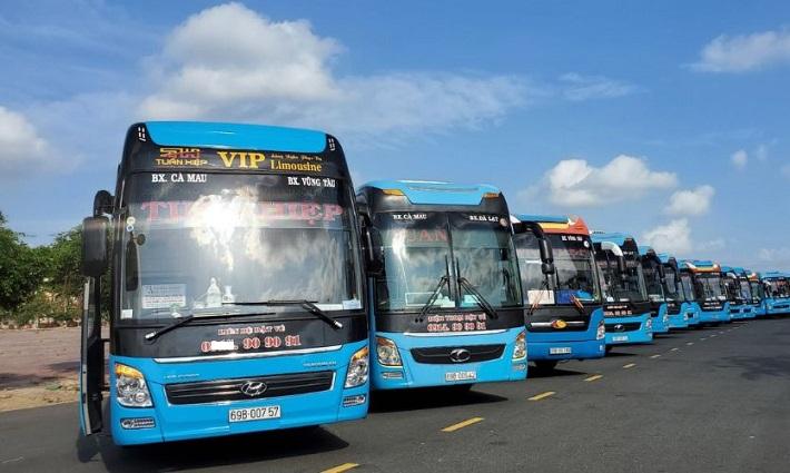 Lộ trình xe Tuấn Hiệp Bà Rịa - Vũng Tàu đi Cà Mau