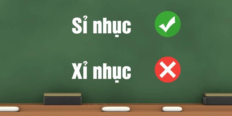 Sỉ nhục hay xỉ nhục