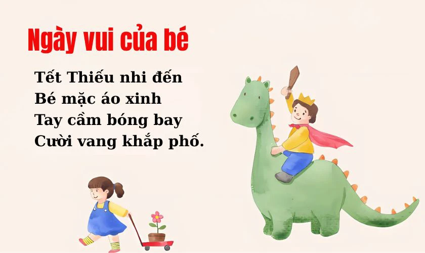 17+ bài thơ Quốc tế Thiếu nhi 2026 dễ đọc, dễ thuộc