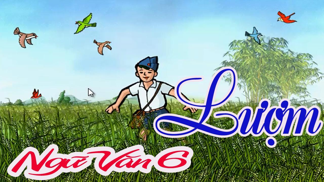 Lượm một thiếu niên yêu nước vô cùng gan dạ dưới bom đạn của kẻ thù.