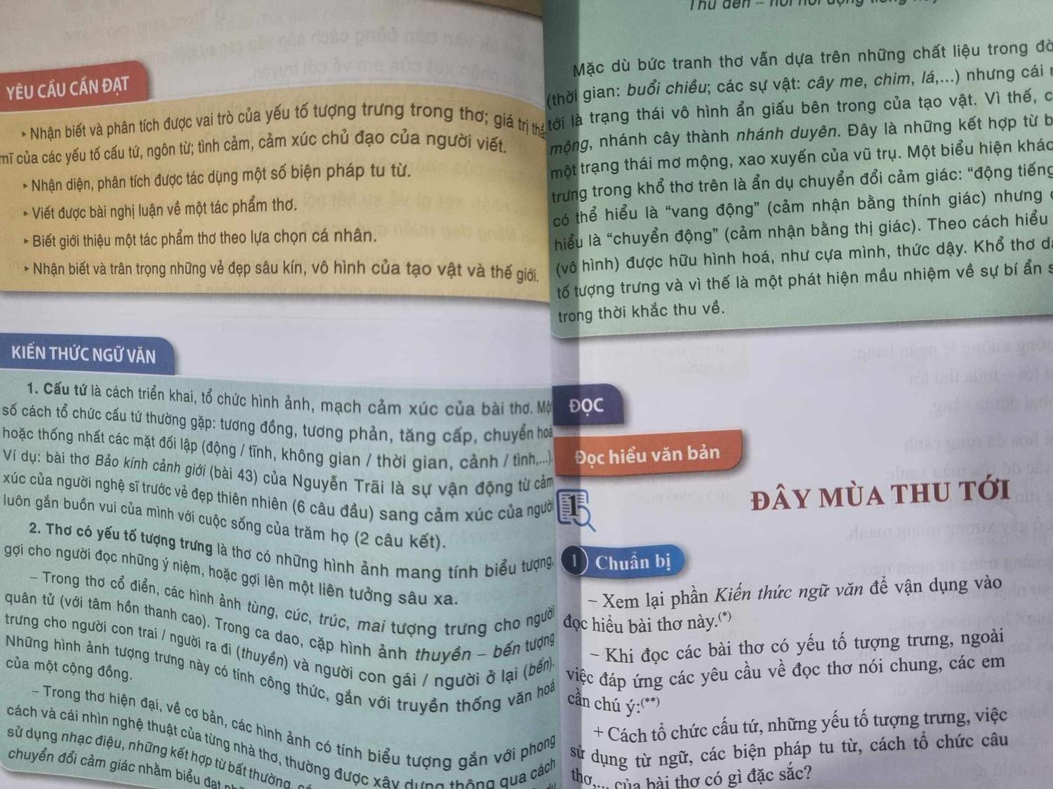 Giáo viên mong giảm tải một số phạm vi kiến thức chương trình môn Ngữ văn 11