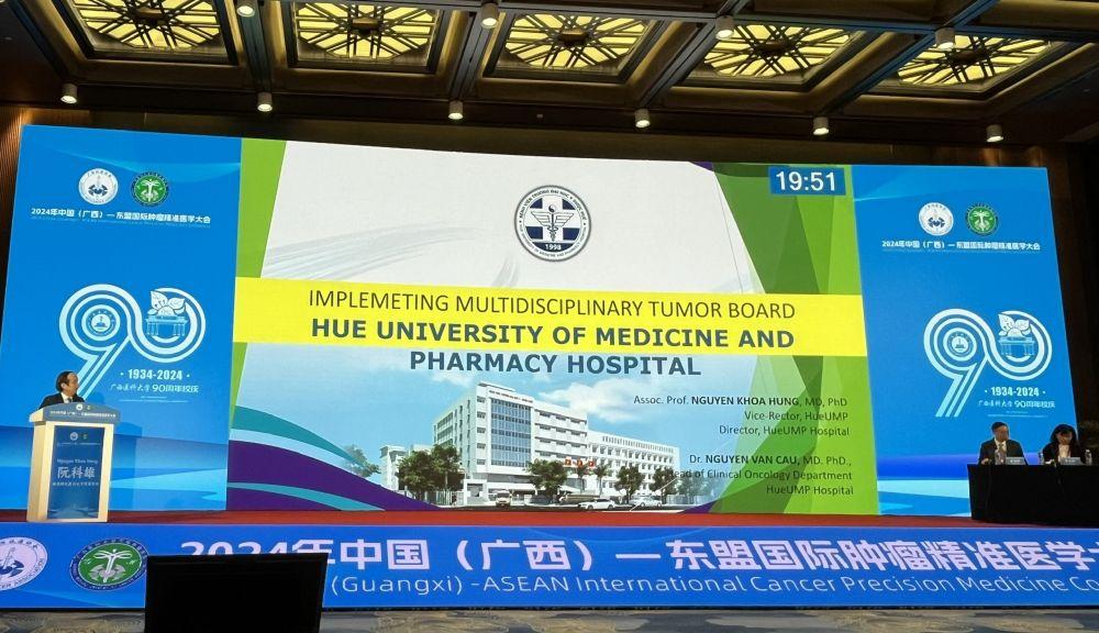 Thông tin hoạt động | HỘI CHẨN UNG THƯ ĐA CHUYÊN KHOA (MTB) PHỤC VỤ BỆNH NHÂN VÀ PHỤC VỤ ĐÀO TẠO TẠI BỆNH VIỆN TRƯỜNG ĐẠI HỌC Y DƯỢC HUẾ