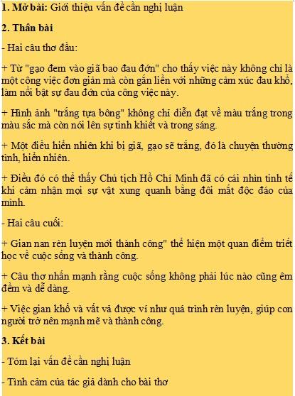 Phân tích bài thơ Nghe tiếng giã gạo