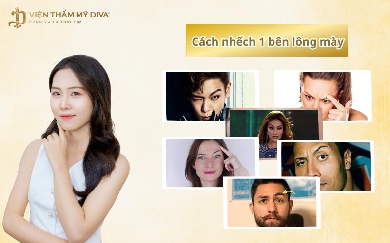 Cách nhếch 1 bên lông mày ĐƠN GIẢN ai cũng làm được