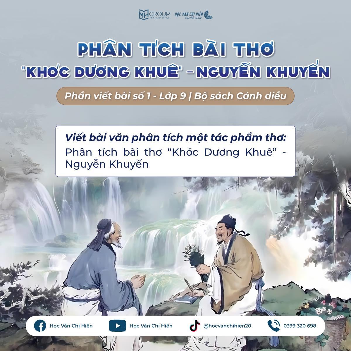 HỌC VĂN CHỊ NGUYỄN MINH HIÊN