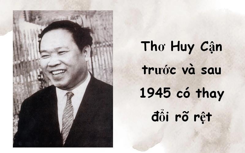 Phong cách sáng tác của Huy Cận (nghệ thuật và chất thơ)