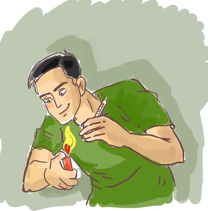 Một lần "láu cá"