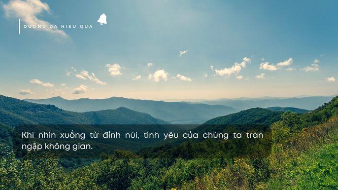 Cap thả thính về rừng núi thiên nhiên đăng lên mạng với tấm ảnh cute