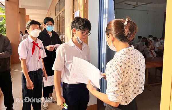 Đồng Nai bắt đầu chấm thi tuyển sinh lớp 10 năm học 2022-2023 từ mai 20/06
