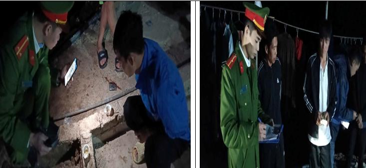 Công an xã Pắc Ta tổng kiểm tra cư trú kết hợp kiểm tra test ma túy bảo đảm an ninh, trật tự tết nguyên đán