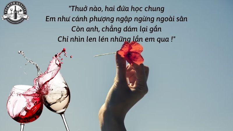 rượu vang và tình yêu