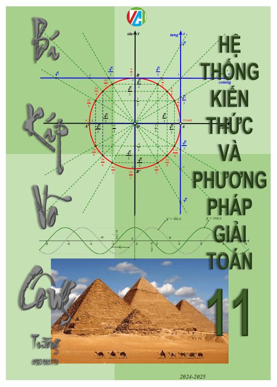 Hệ thống kiến thức và phương pháp giải Toán 11 GDPT 2018 – Võ Công Trường
