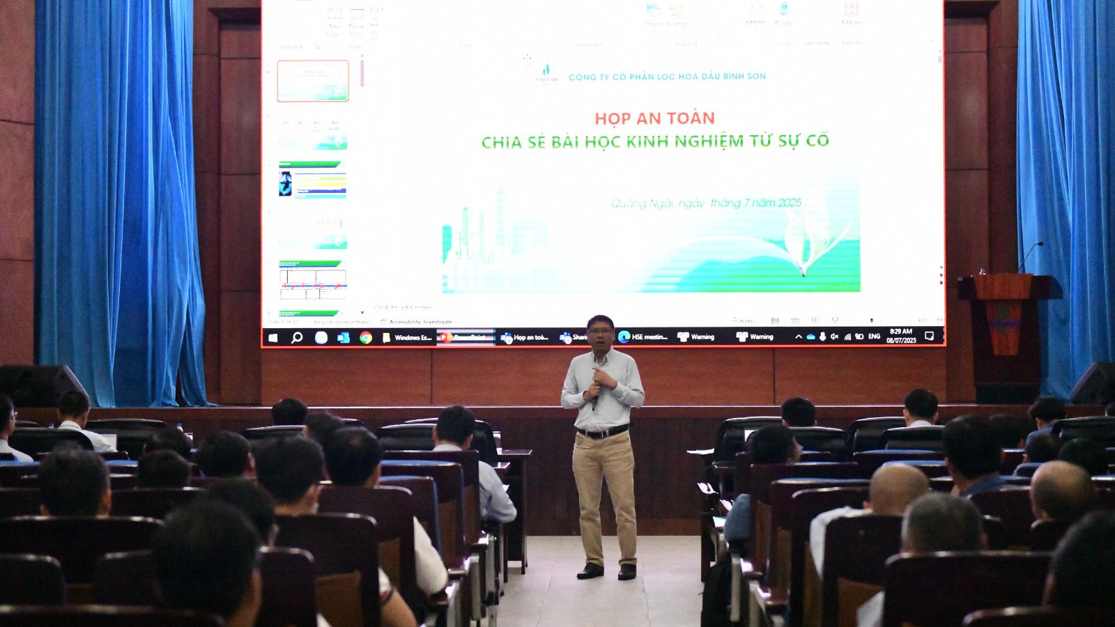 BSR tiếp tục xây dựng môi trường làm việc an toàn