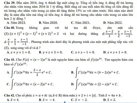 5 lưu ý “VÀNG” giúp chinh phục đề thi môn Toán THPT Quốc gia 2018