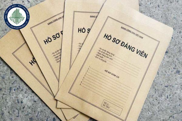 Quy định về hồ sơ đảng viên theo Hướng dẫn 01-HD/TW năm 2026