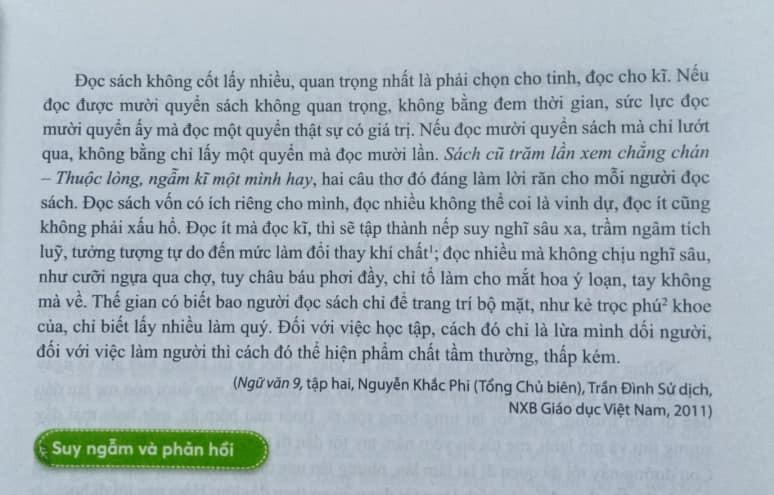 Một số băn khoăn về sách Ngữ văn, bộ Chân trời sáng tạo ở cấp THCS