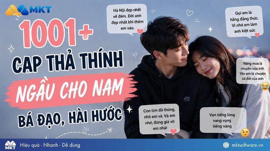 1001+ Cap thả thính ngầu cho nam, cưa đổ “crush” trong 1 nốt nhạc