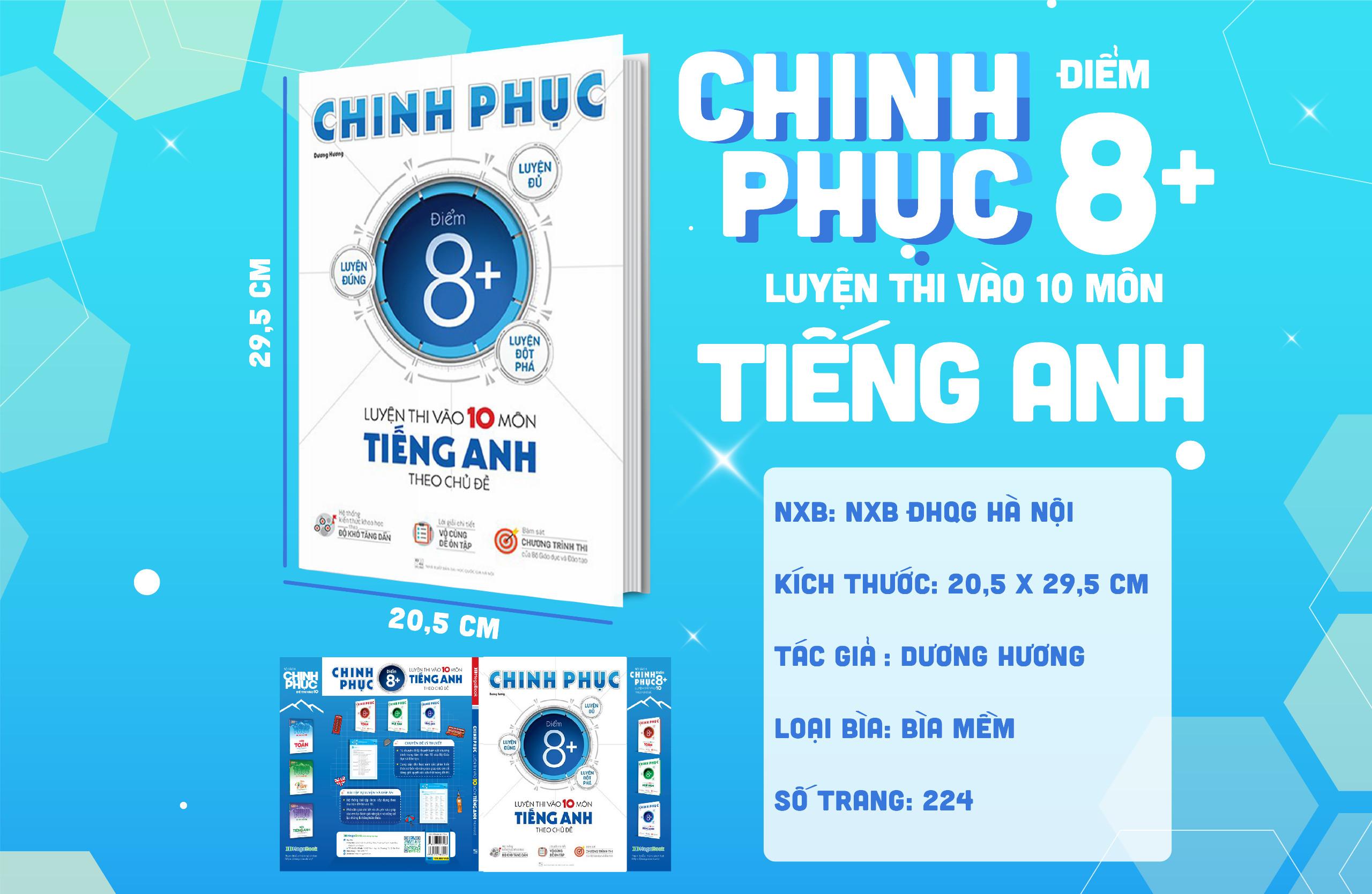 Chinh phục luyện thi vào 10 môn Tiếng Anh theo chủ đề