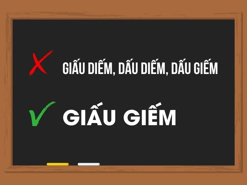 Giấu giếm hay dấu diếm, từ nào đúng chính tả?