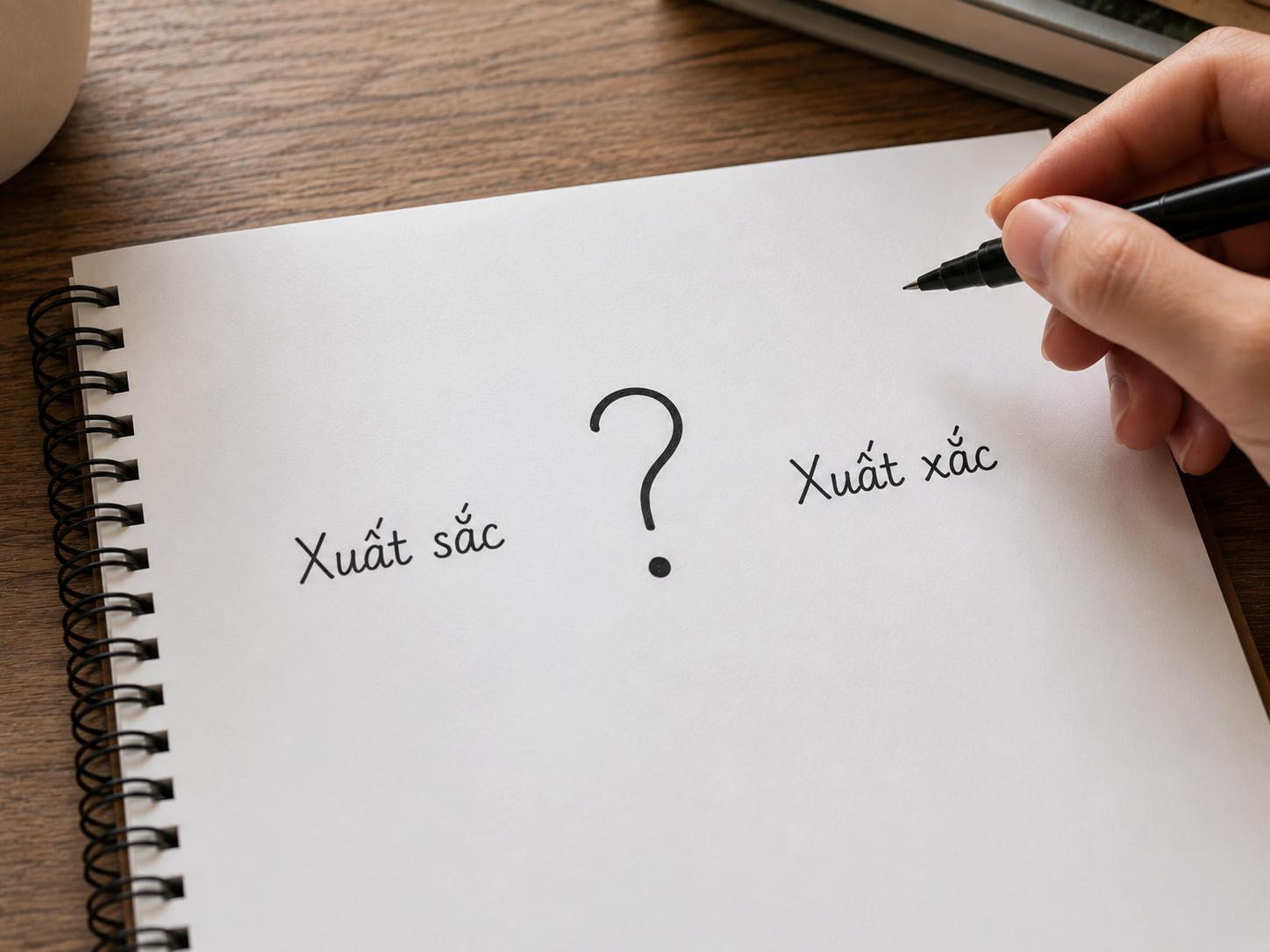 Xuất sắc hay xuất xắc: Đâu là từ đúng chính tả trong tiếng Việt?