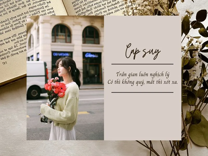 100+ cap suy về tình yêu và cuộc sống cực thấm, khiến trái tim thổn thức