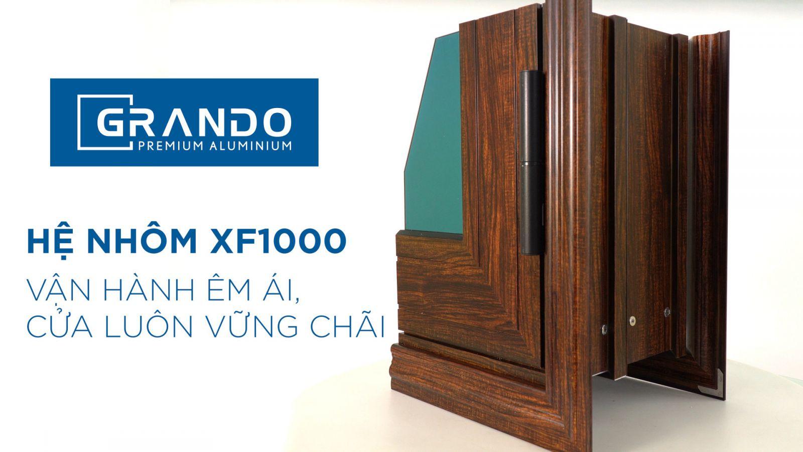 Hệ cửa nhôm XF1000