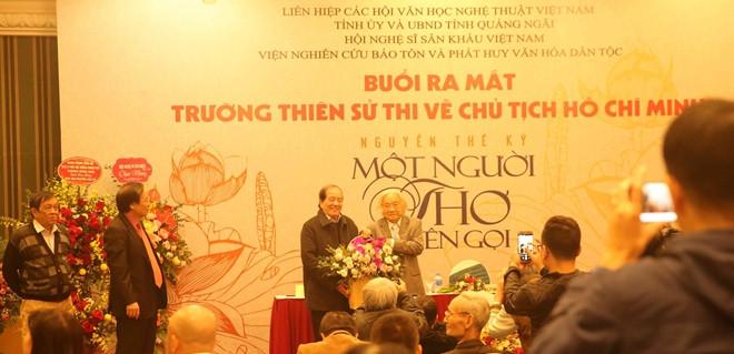 Trường thiên gồm hơn 12.000 câu thơ lục bát về Chủ tịch Hồ Chí Minh